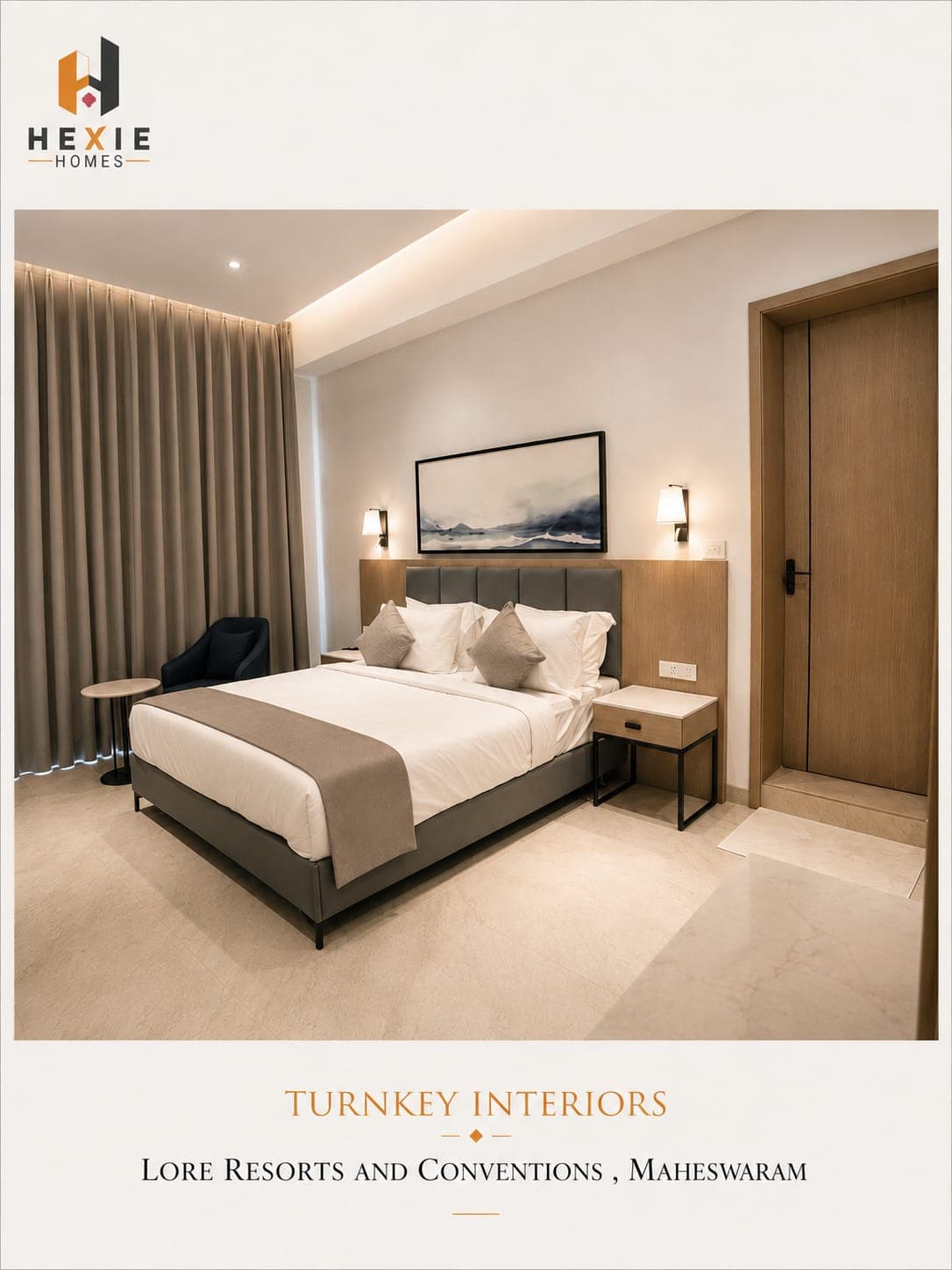 Turnkey interiors — Lore Resorts and Conventions, Maheshwaram, Hyderabad