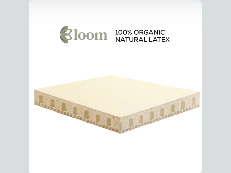 MM Foam Bloom 100% organic latex mattress, medium feel
