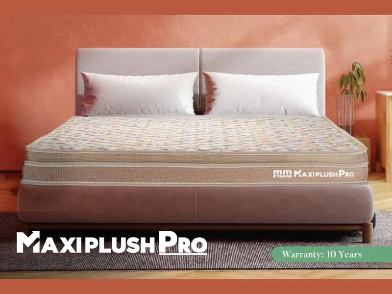 MM Foam MaxiPlush Pro euro-top latex hybrid mattress